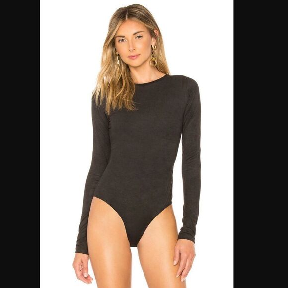 NWOT Revolve x OW Intimates Collection Camila Faux Suede Bodysuit | Size XS - Picture 1 of 11